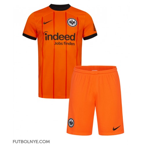 Camiseta Eintracht Frankfurt Tercera Equipación para niños 2024-25 manga corta (+ pantalones cortos)